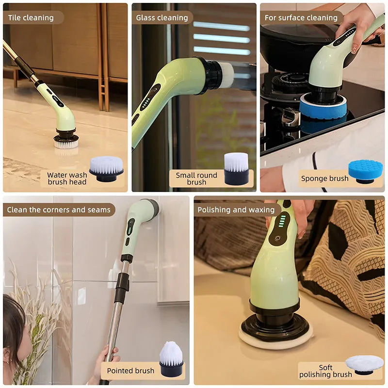 RotoBrush – Cepillo eléctrico con 9 cabezales